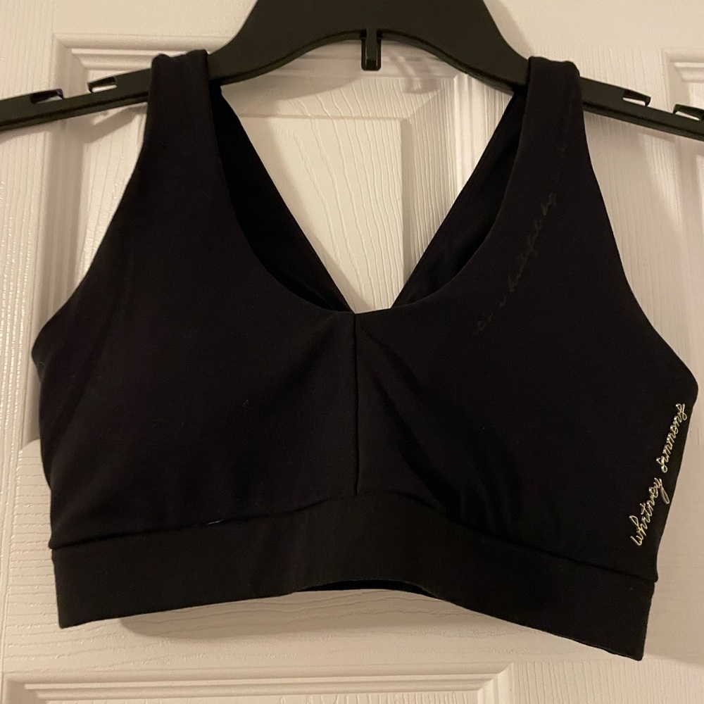Gymshark sports bra, black, XS